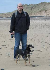 am Meer mit Herrchen
